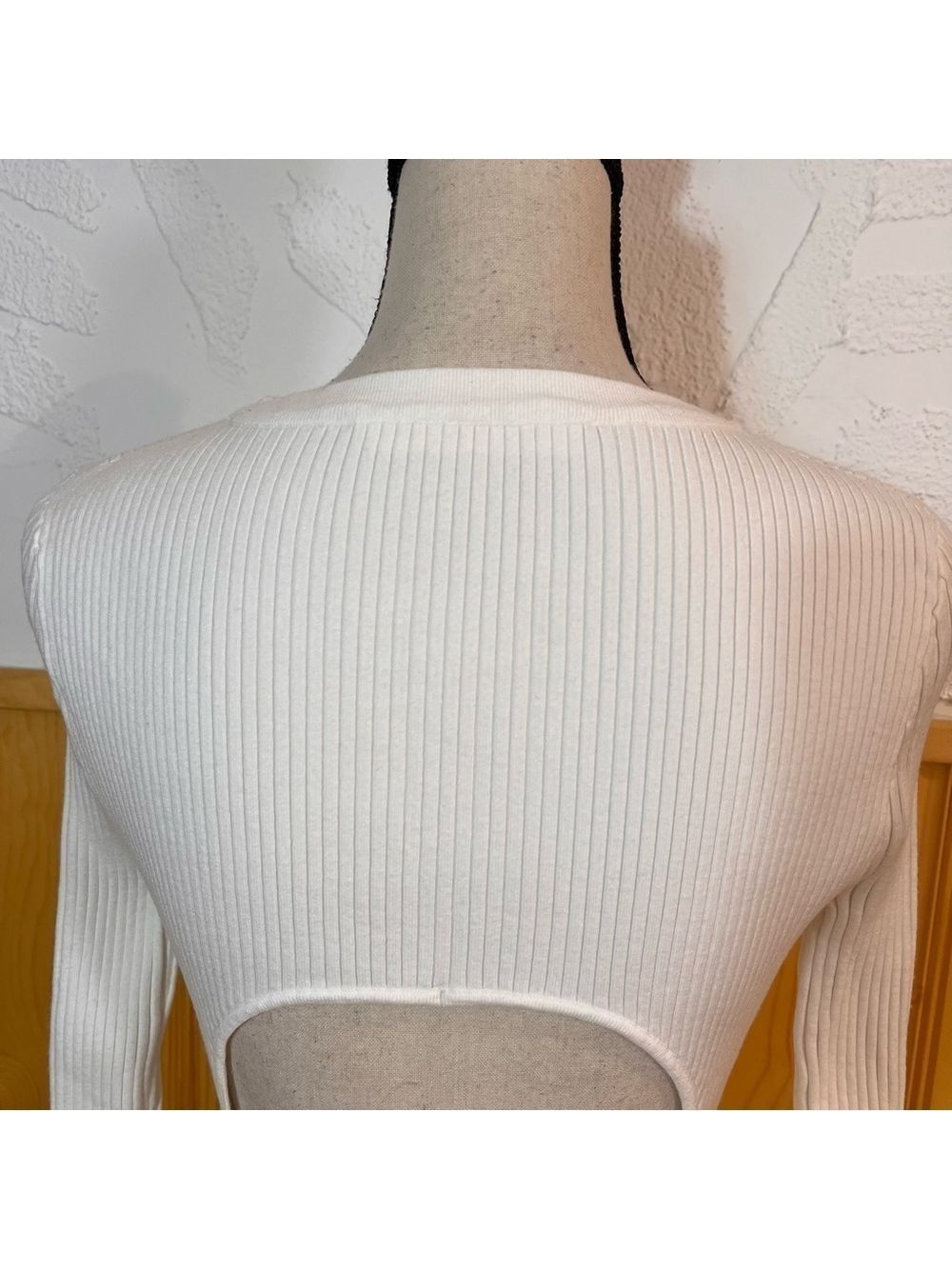 Nwot Live The Process Starr Tie Open Back Sweater Sz-L — image 5 of 8